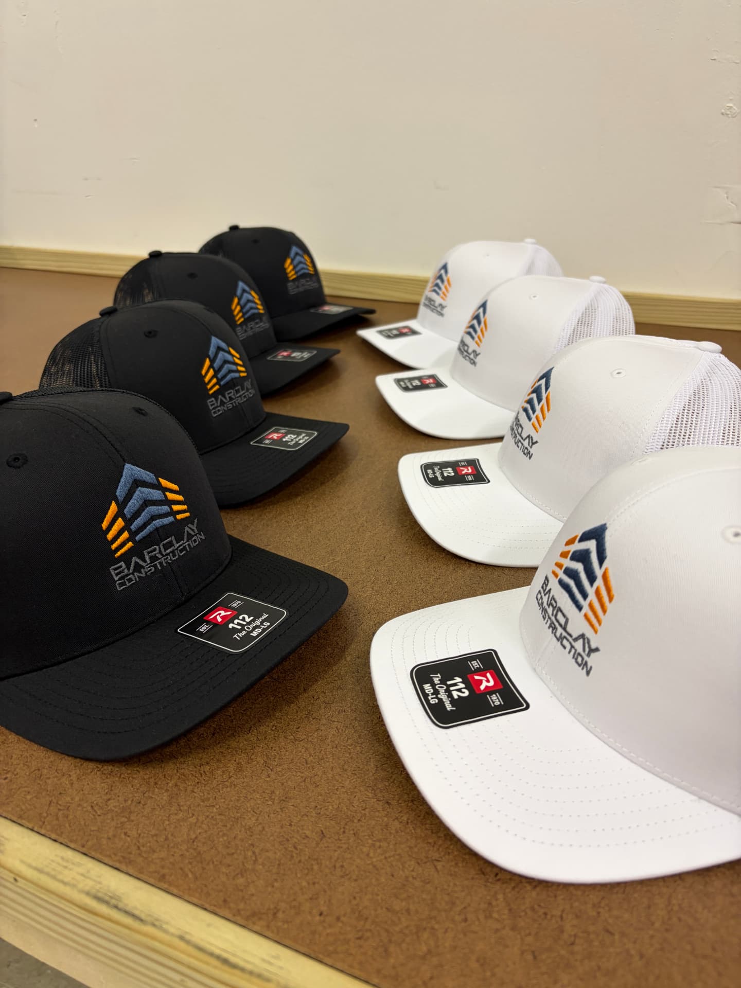Custom embroidered trucker caps by Dava X